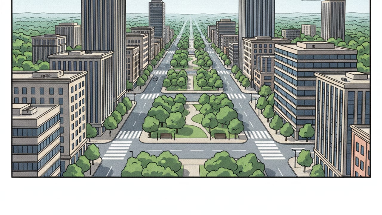 Cel-shaded illustration of Chattanooga