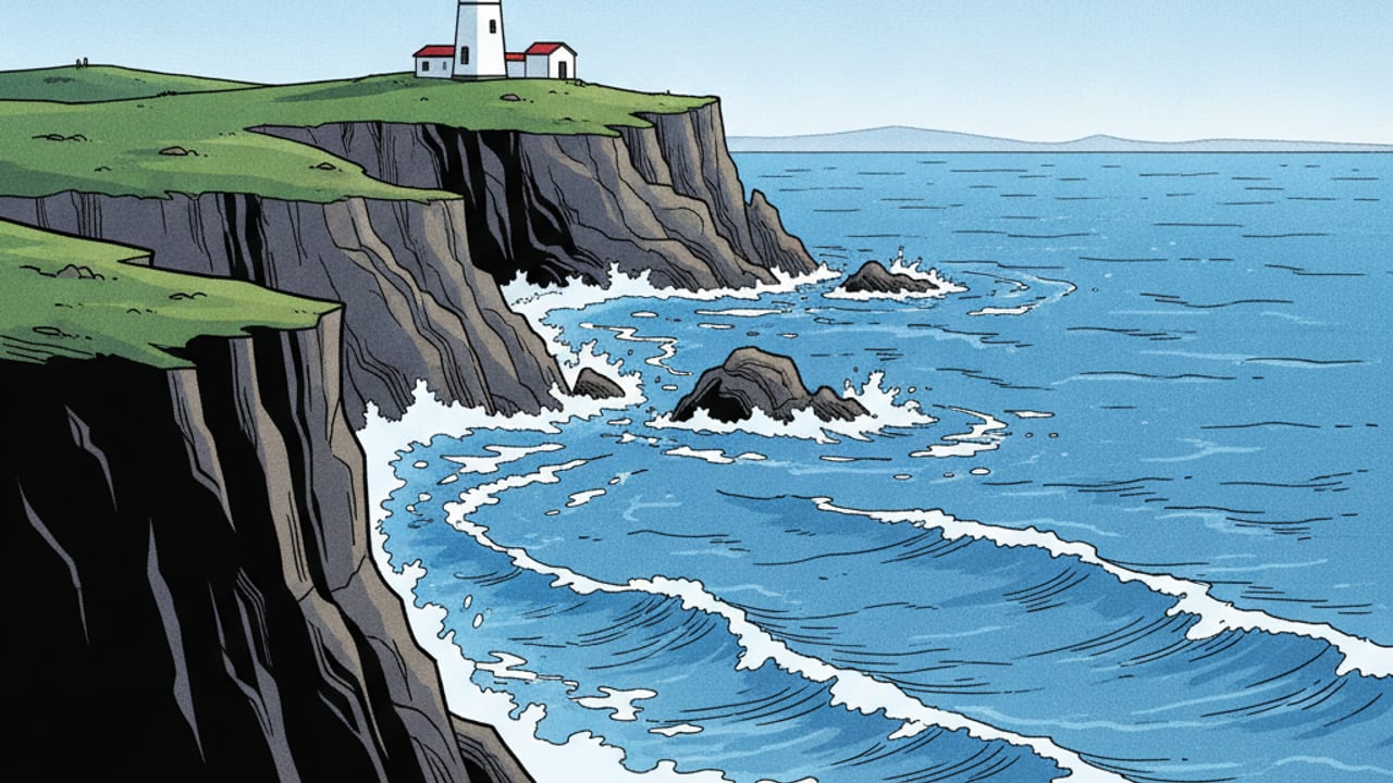 Cel-shaded illustration of St. Michaels