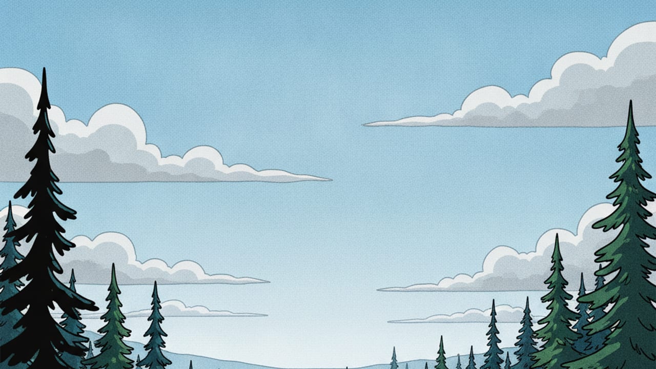 Cel-shaded illustration of Island Park
